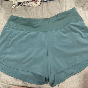 Teal lululemon shorts